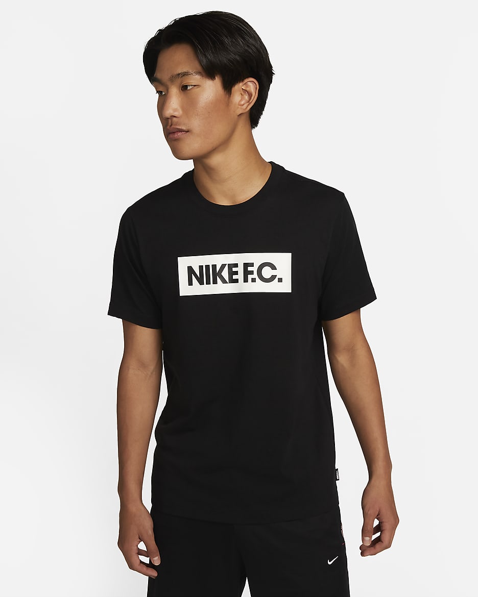 Nike fc black shirt on sale